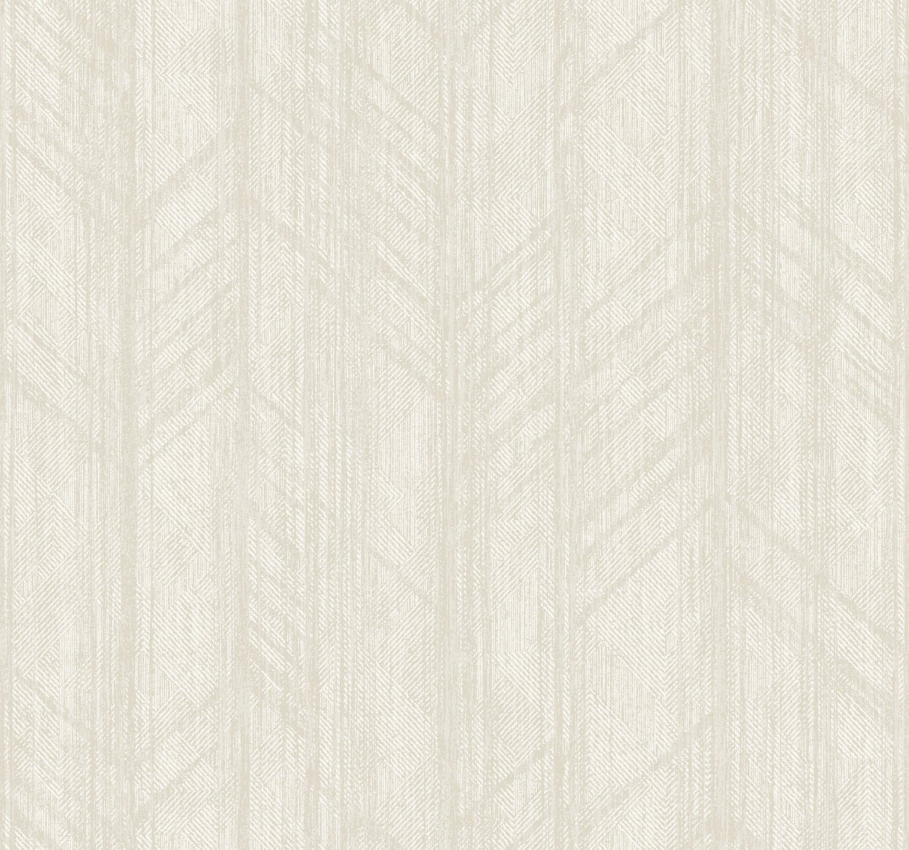 Ronald Redding Winthrop Geometric Beige Wallpaper