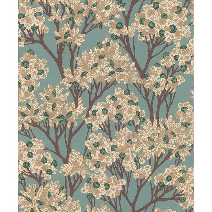 Stickley Sky Blue Tree Wallpaper
