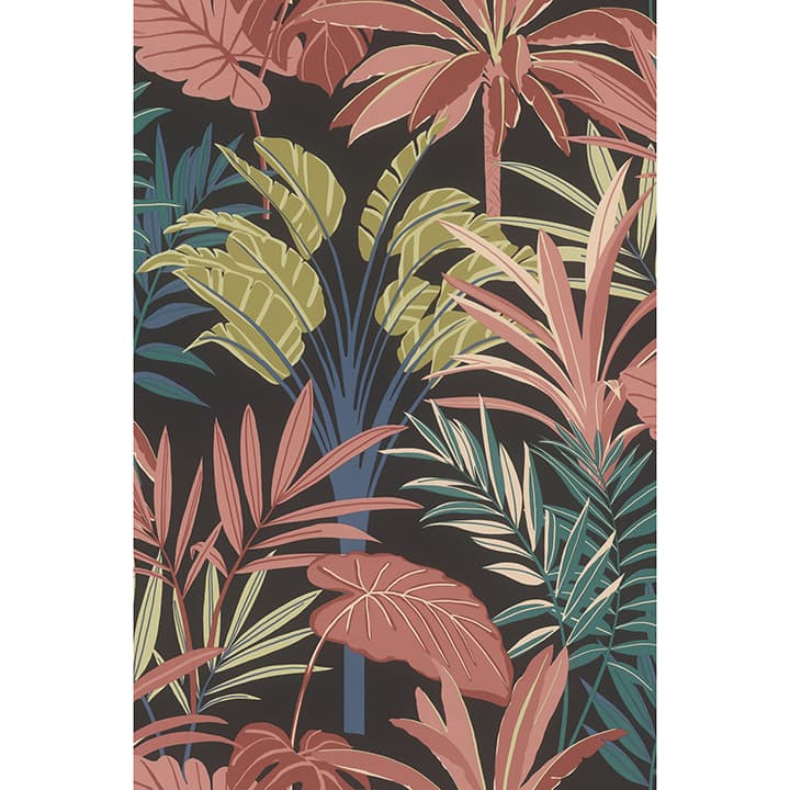 Rudyard Pink Tropical Flora Wallpaper