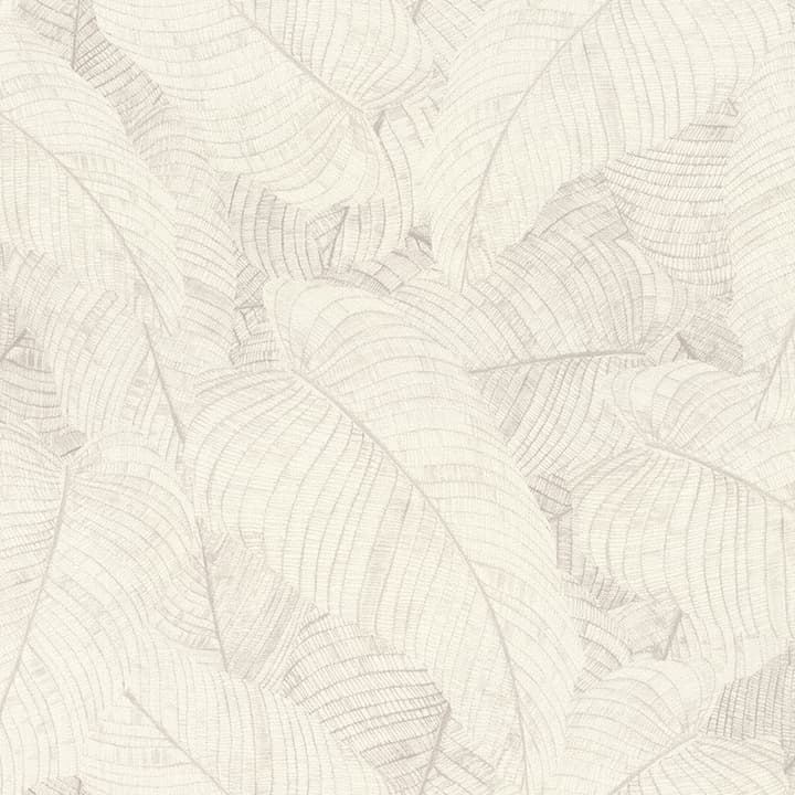 Galner Ivory Leaves Wallpaper