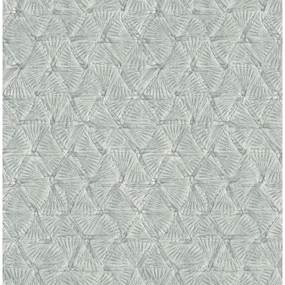 Wright Slate Textured Triangle Wallpaper