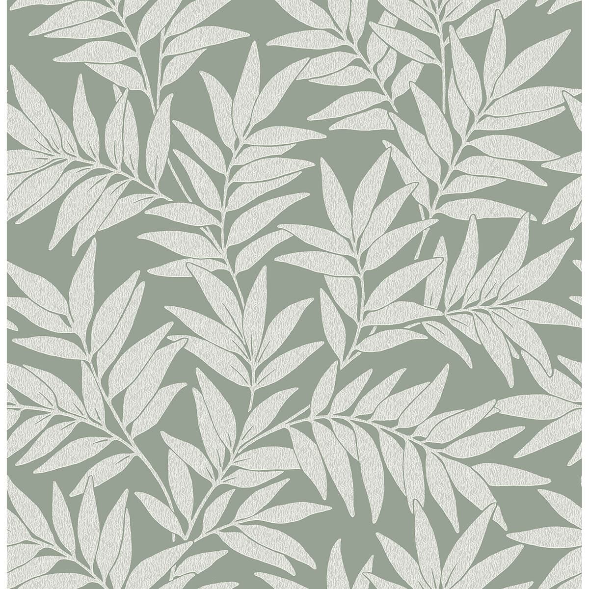 Morris Green Leaf Wallpaper