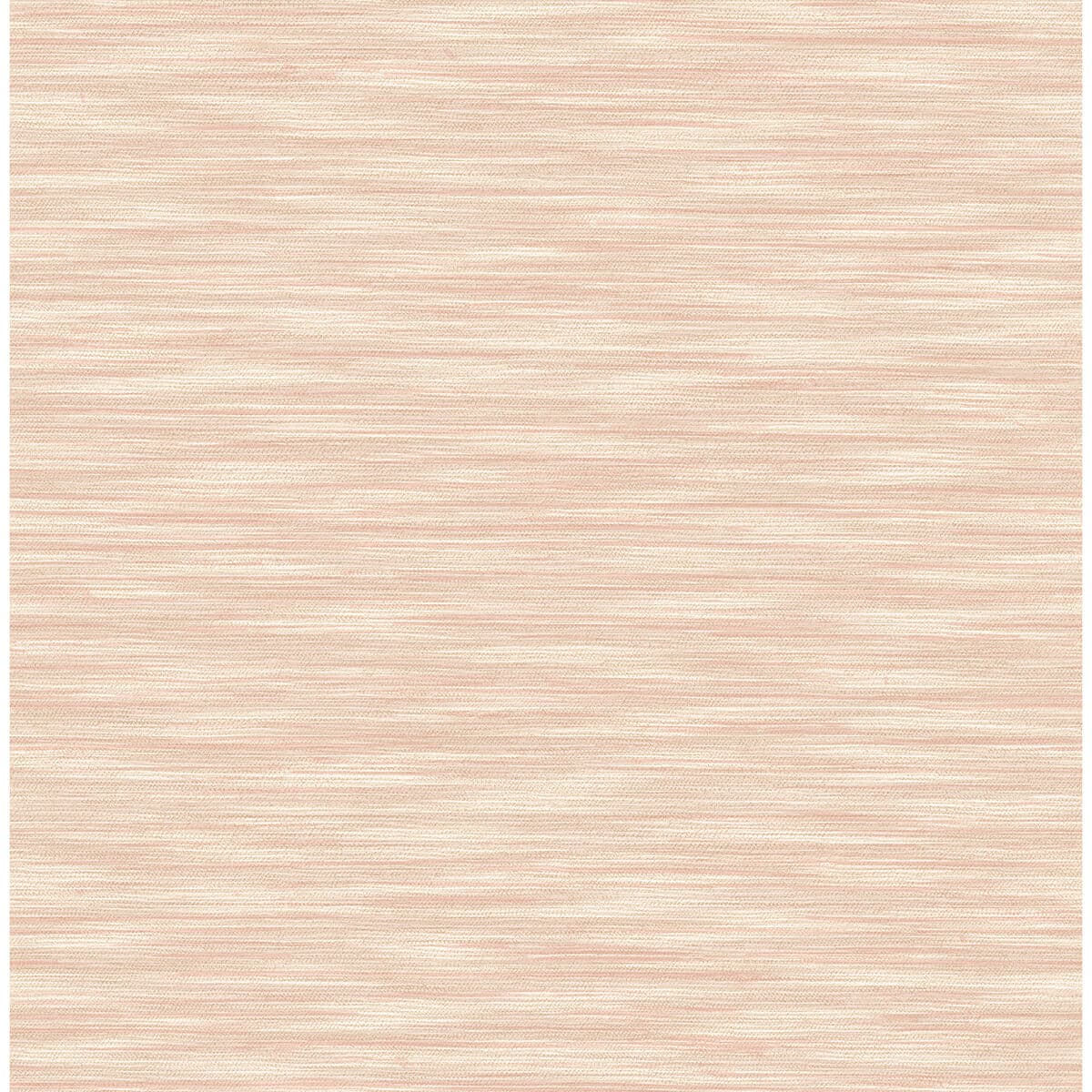 Benson Coral Variegated Stripe Wallpaper
