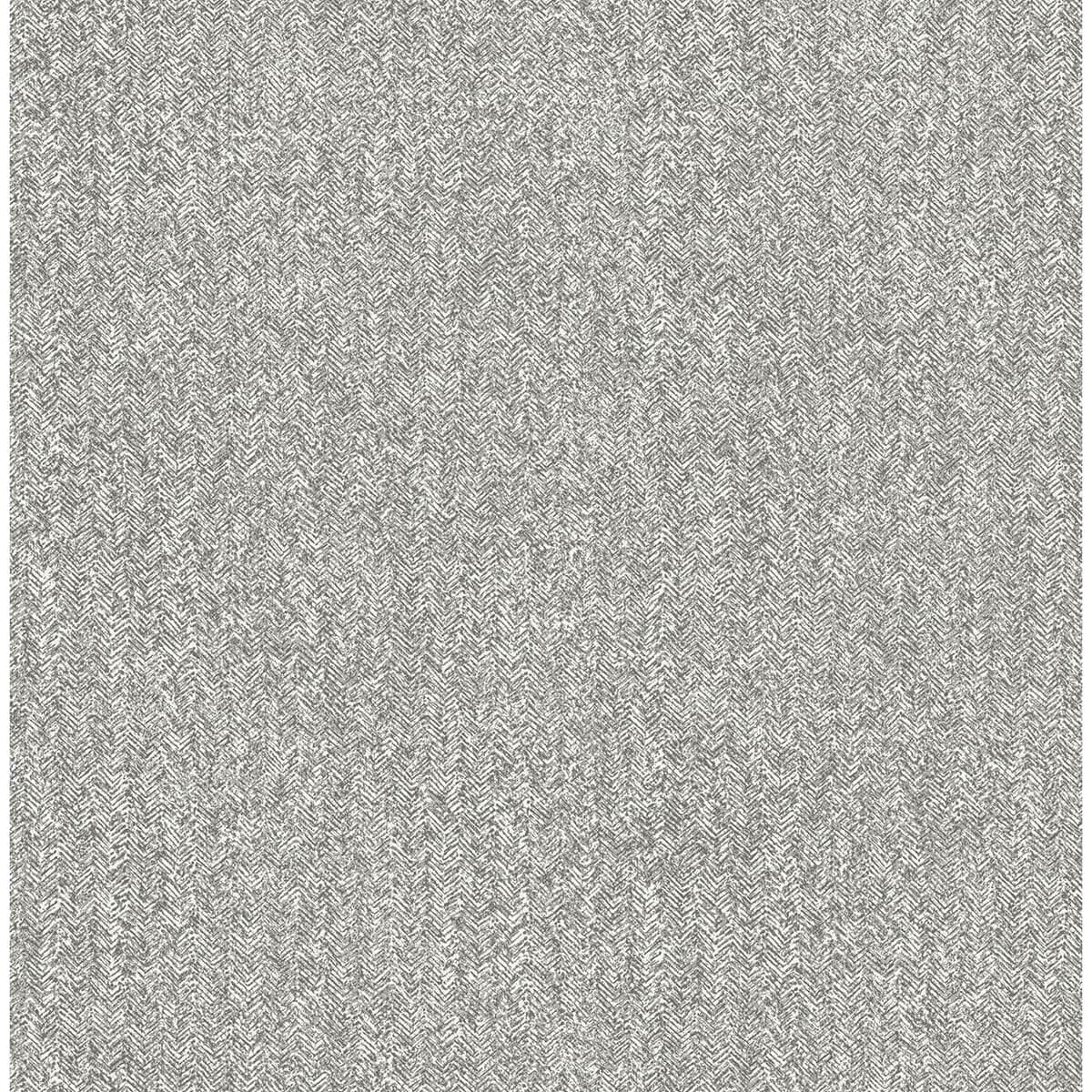 Ashbee Dark Grey Tweed Wallpaper