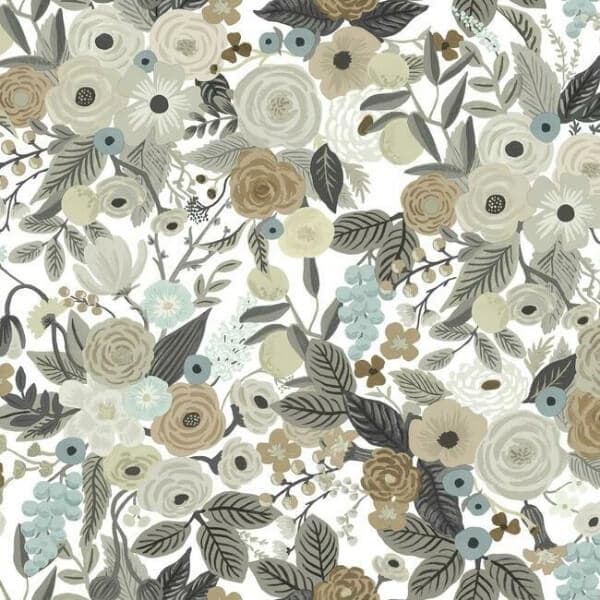 Garden Party Premium Peel + Stick Wallpaper- Linen Multi