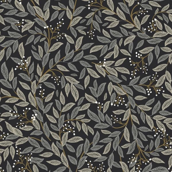 Willowberry Premium Peel + Stick Wallpaper- Black