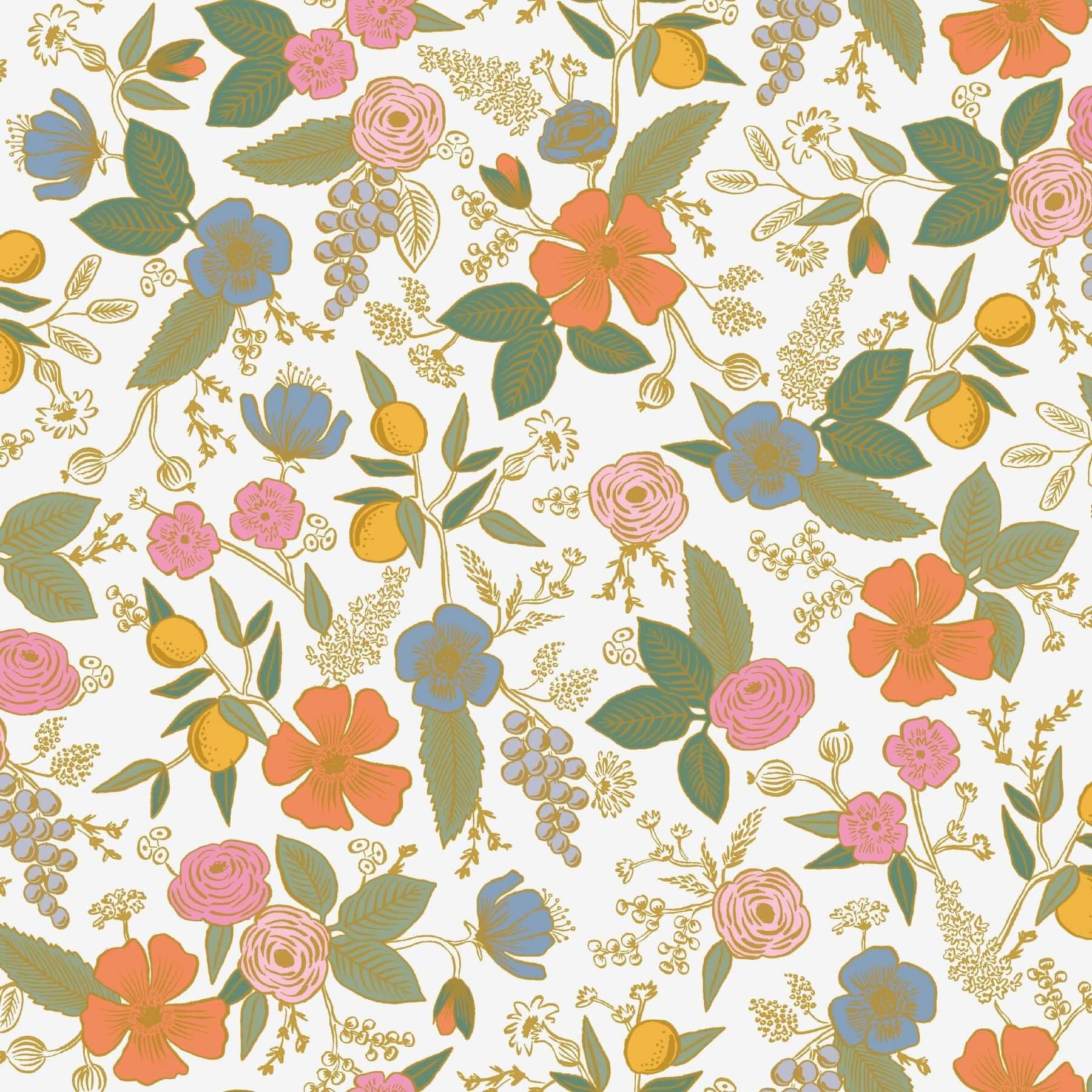 Colette Peel + Stick Wallpaper- Rose Multi
