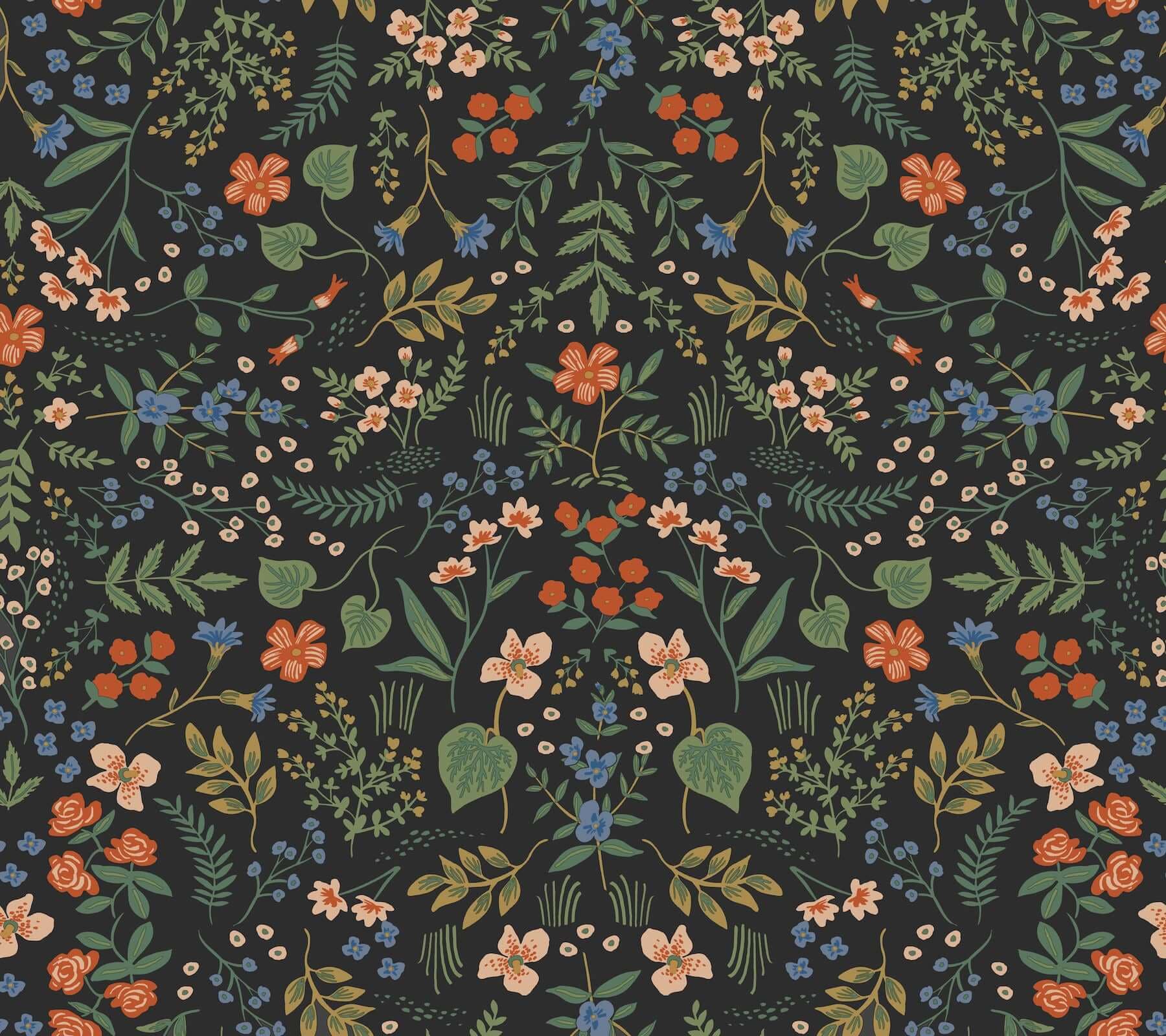 Wildwood Wallpaper- Black