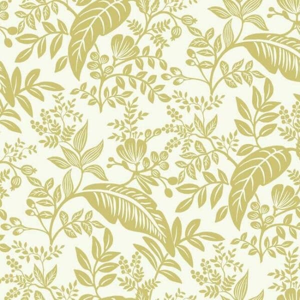 Canopy Wallpaper- Gold & White