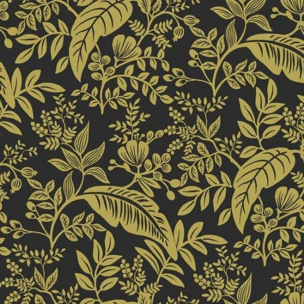 Canopy Wallpaper- Gold & Black