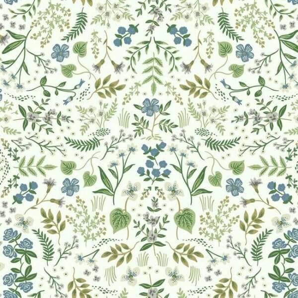Wildwood Wallpaper- Blue & Green