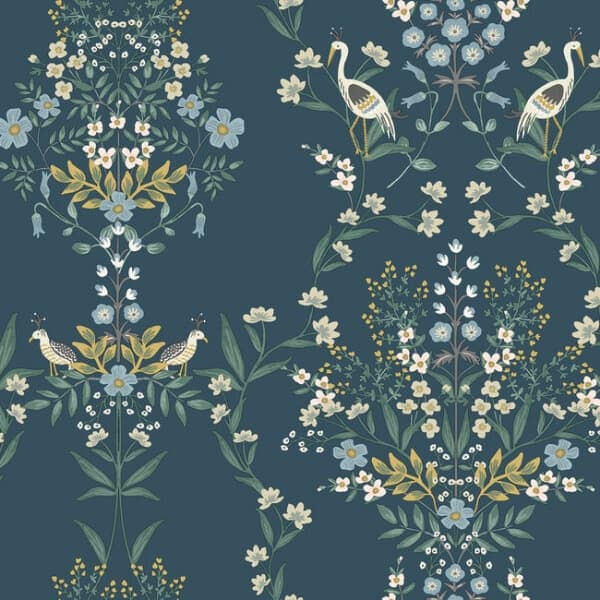 Luxembourg Wallpaper- Teal