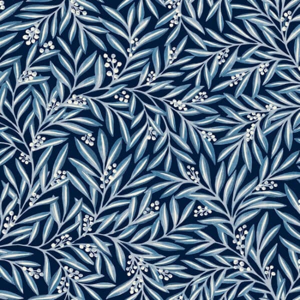Rowan Wallpaper- Navy