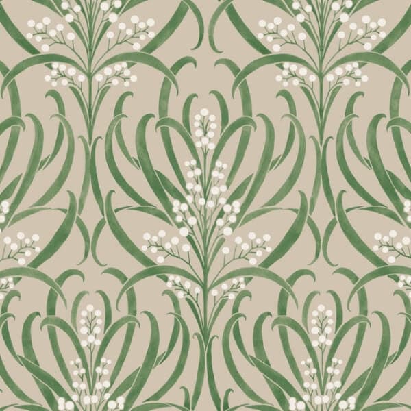 Calluna Wallpaper- Linen/White