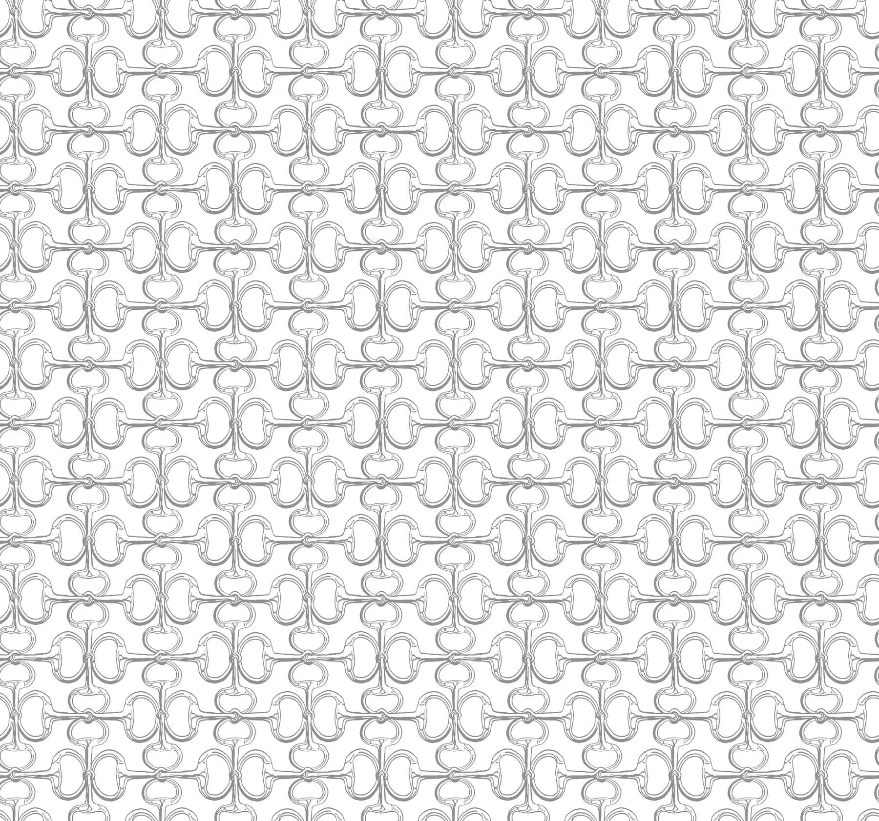 Polo White Horse Bits Wallpaper