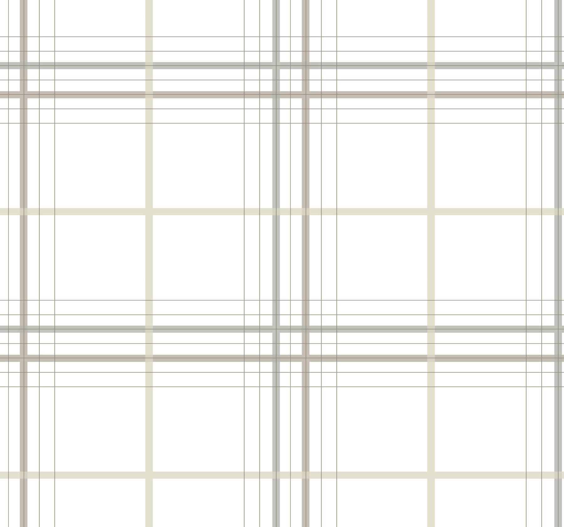 Lakeside Plaid White Tailored Wallpaper