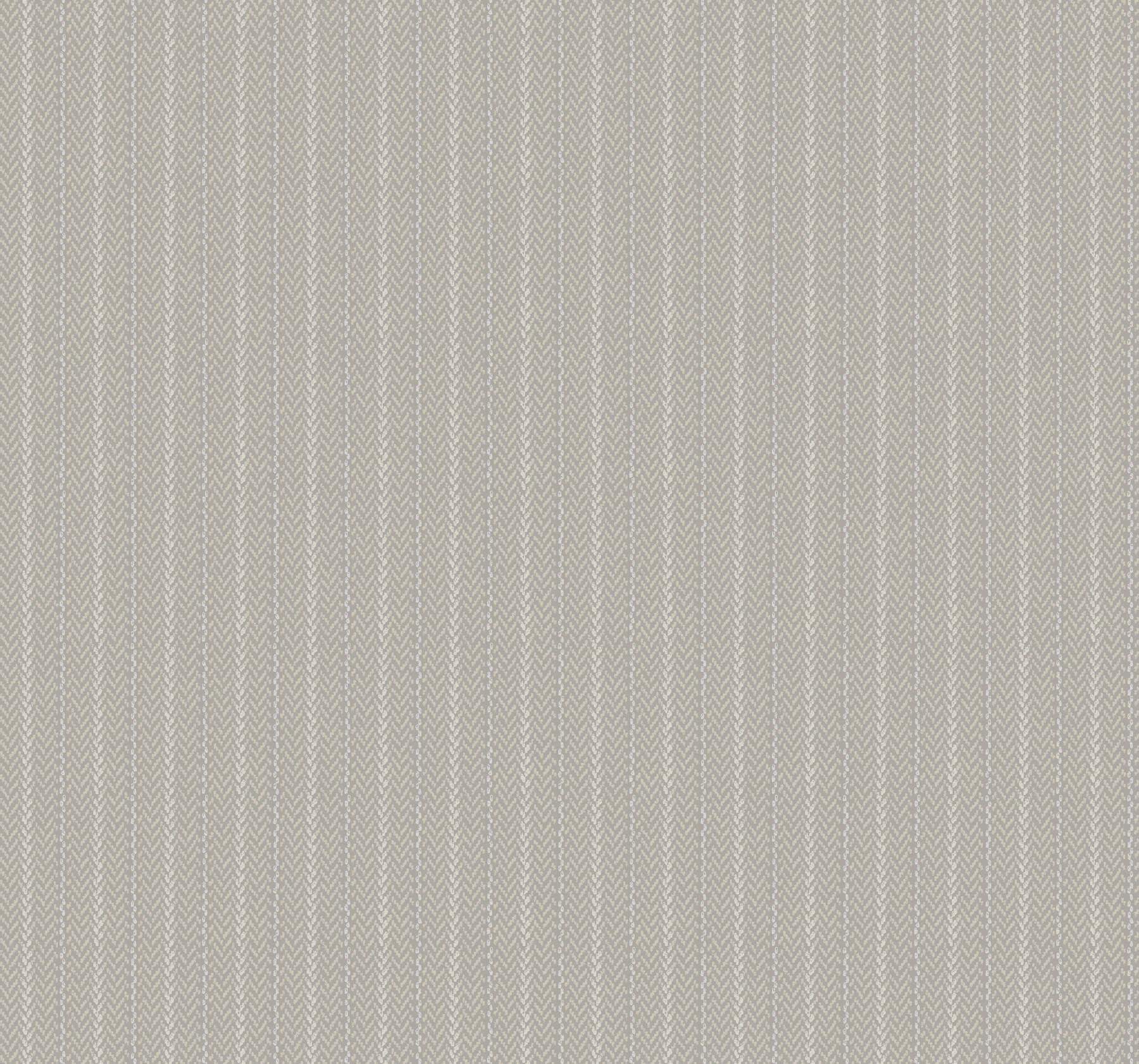 Elkan Stripe Grey Herringbone Wallpaper
