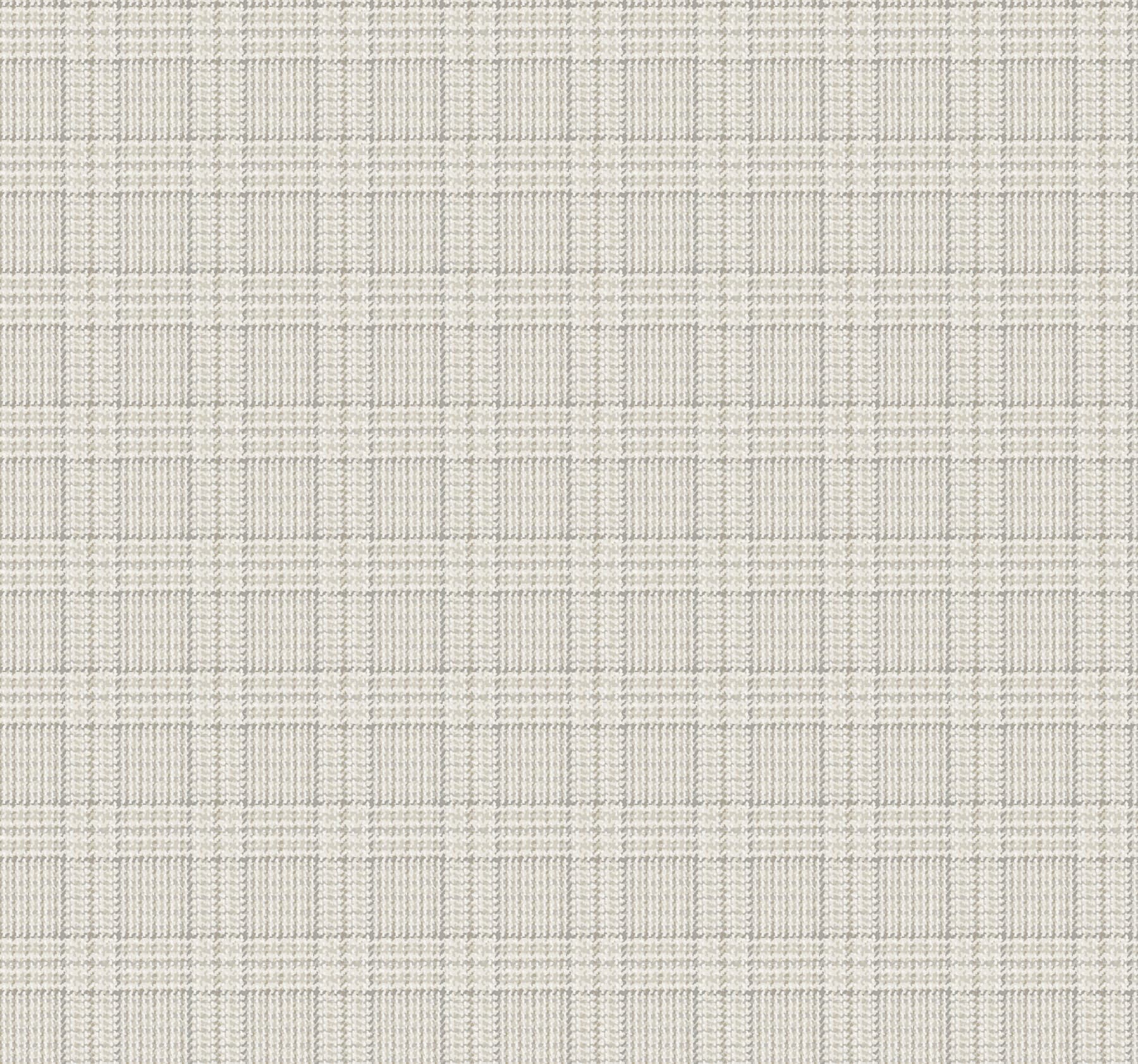 Harrington Plaid Neutral Glen Check Wallpaper