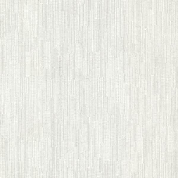 Weekender Weave Wallpaper- White/Silver