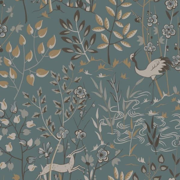 Aspen Wallpaper- Teal
