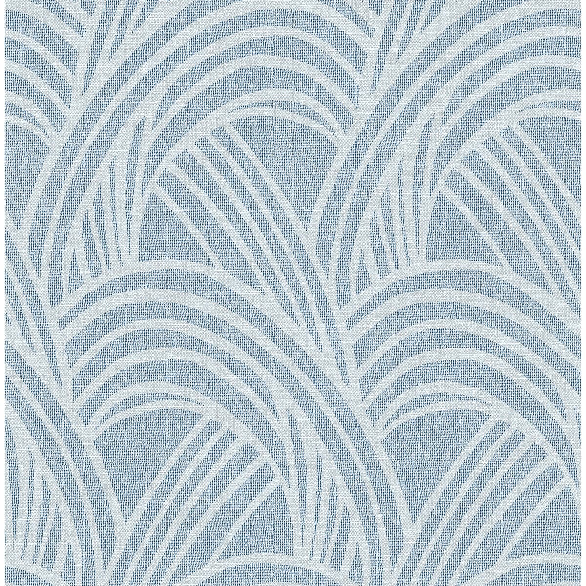 Farrah Blue Geometric Wallpaper