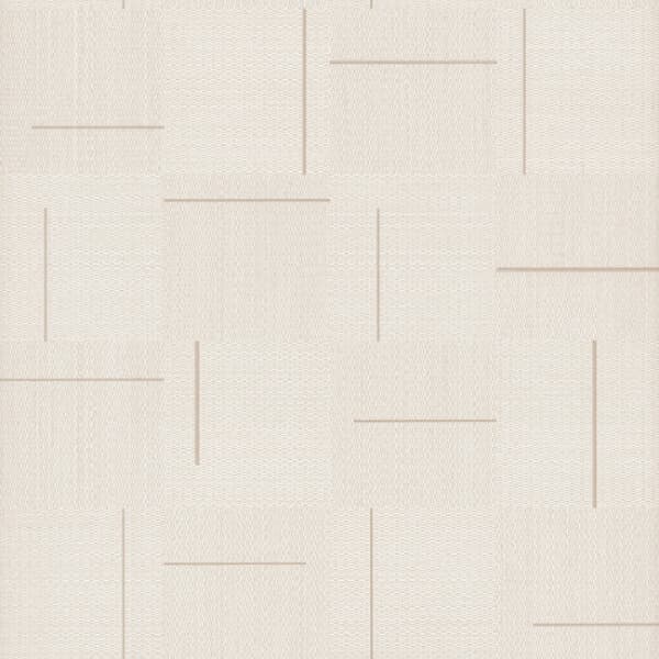 Geo Block Weave Wallpaper- Linen