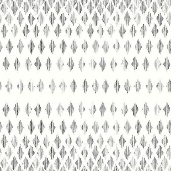Diamond Ombre Wallpaper- Black/White