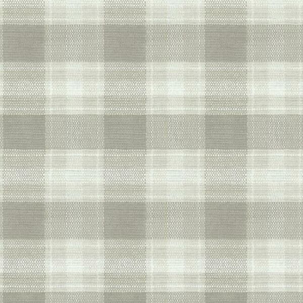 Woven Buffalo Check Wallpaper- Linen
