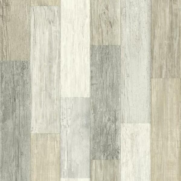 Pallet Board Wallpaper- Greys