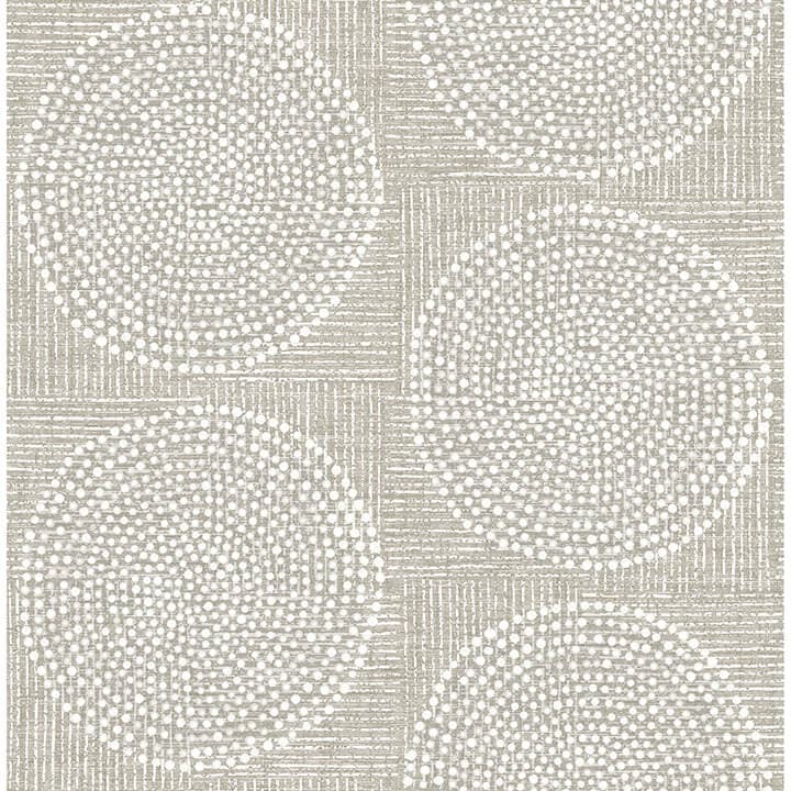 Salma Beige Medallion Wallpaper