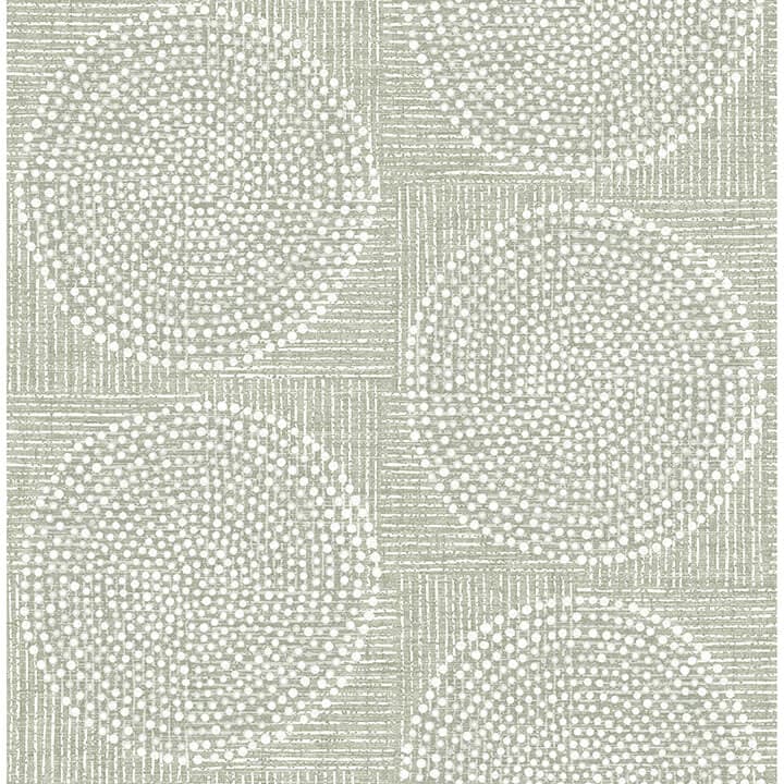 Salma Sage Medallion Wallpaper