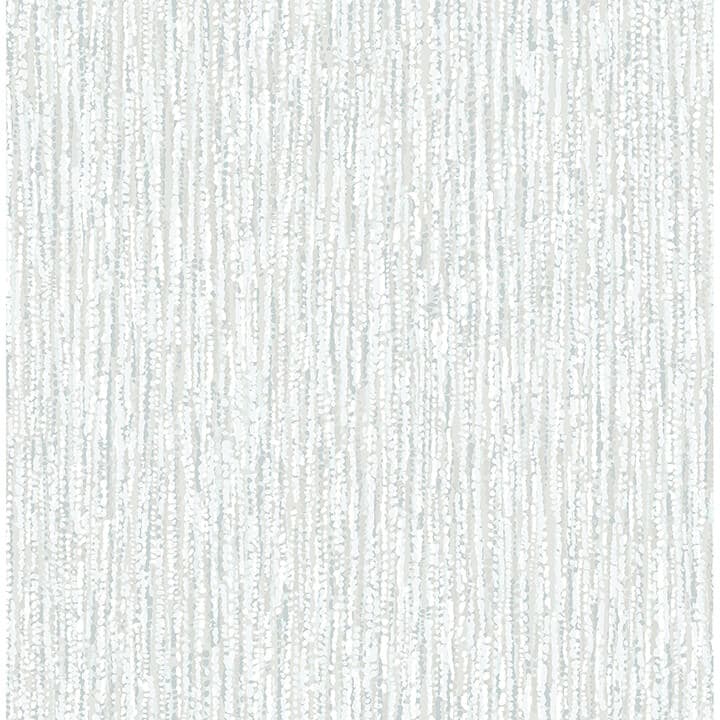 Corliss Light Blue Beaded Strands Wallpaper
