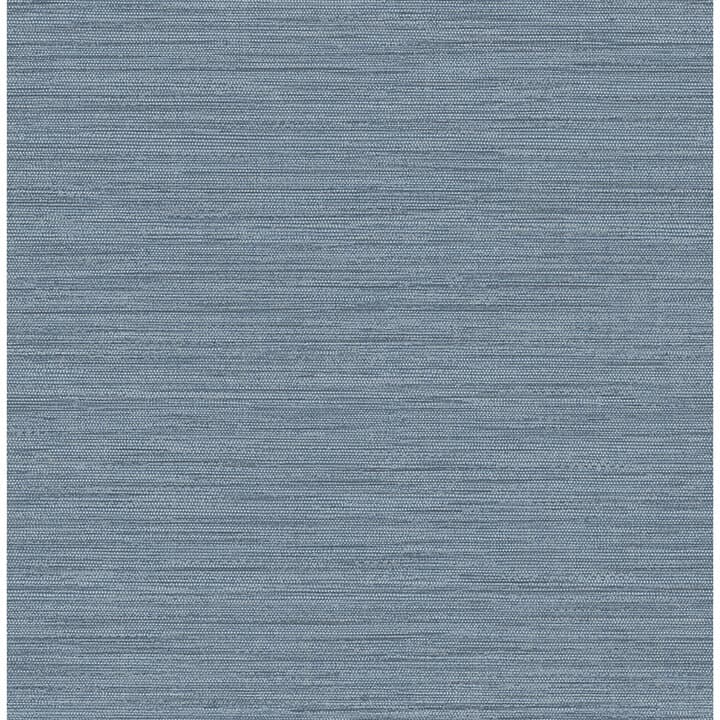 Sheehan Denim Faux Grasscloth Wallpaper