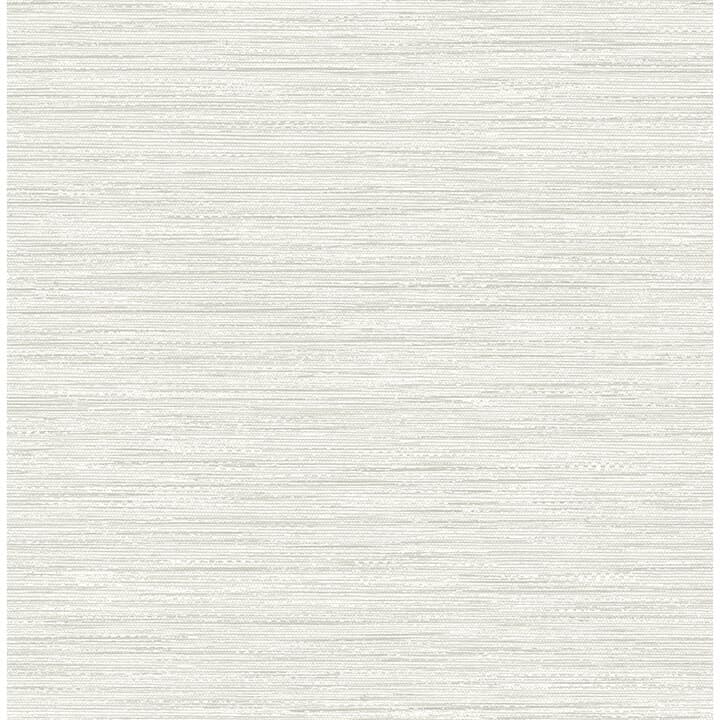 Sheehan Silver Faux Grasscloth Wallpaper