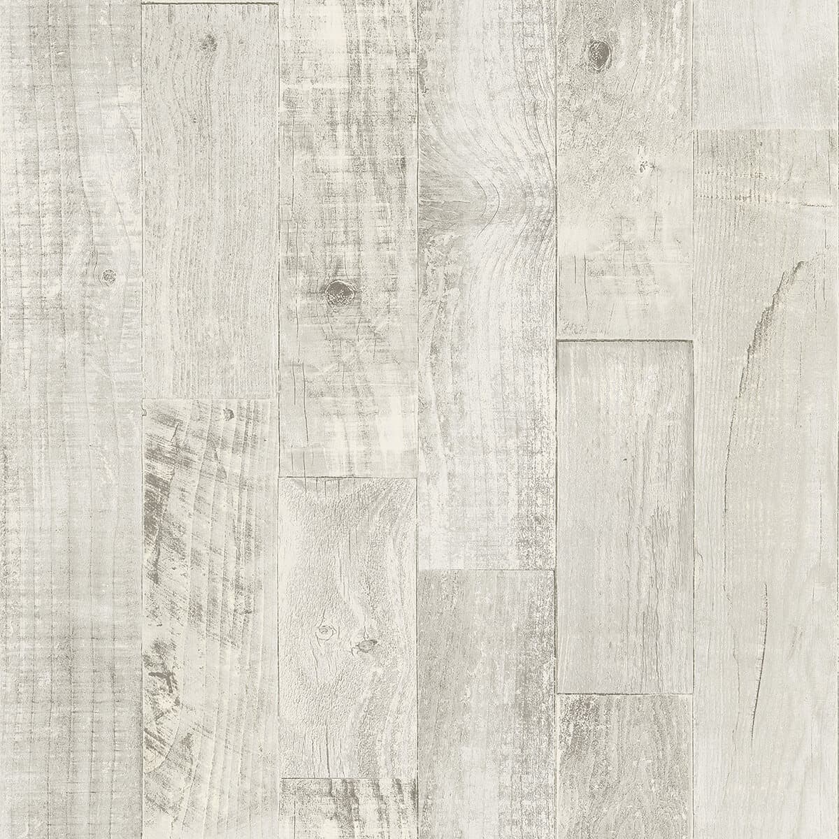 Chebacco Grey Wood Planks Wallpaper