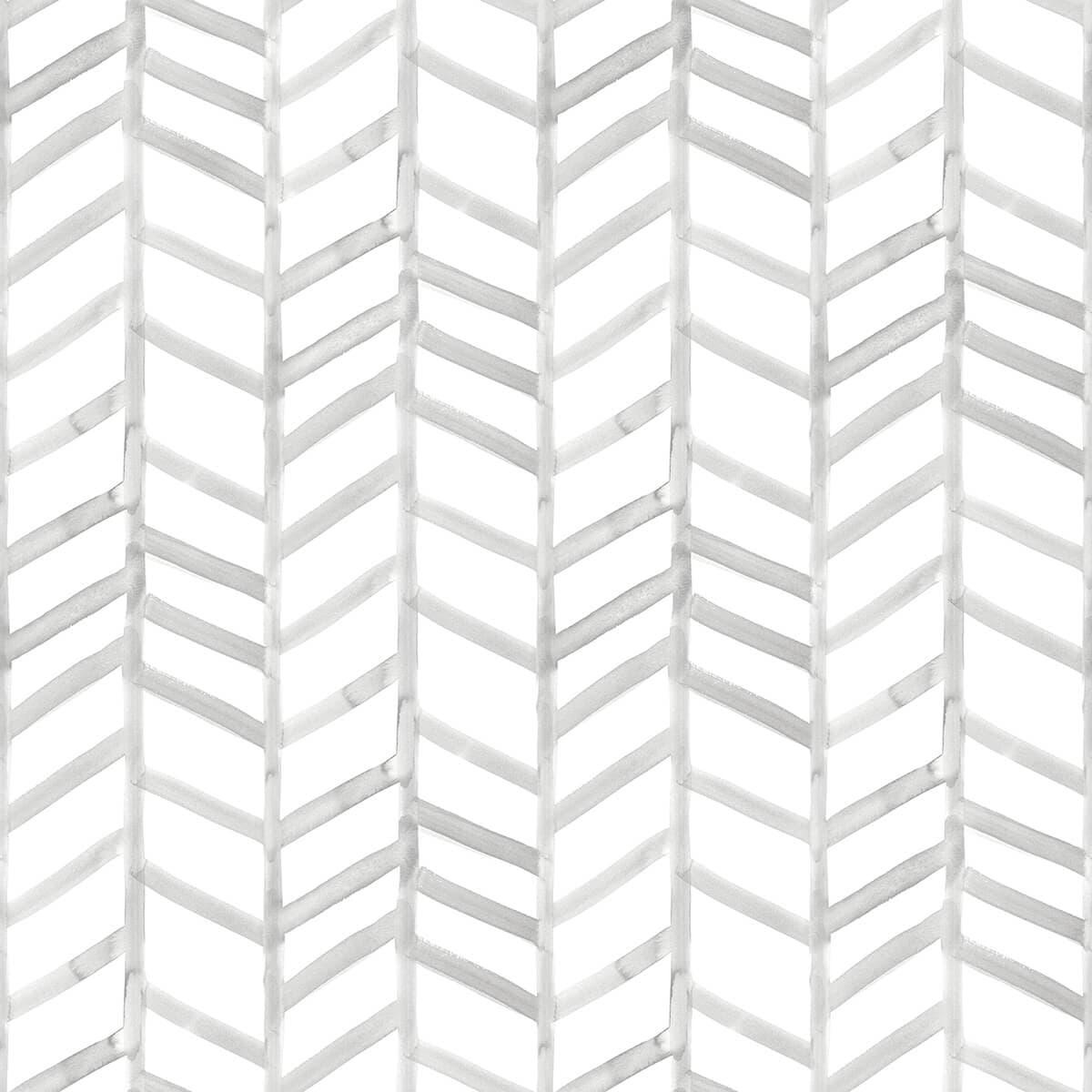 Fletching Grey Geometric Wallpaper
