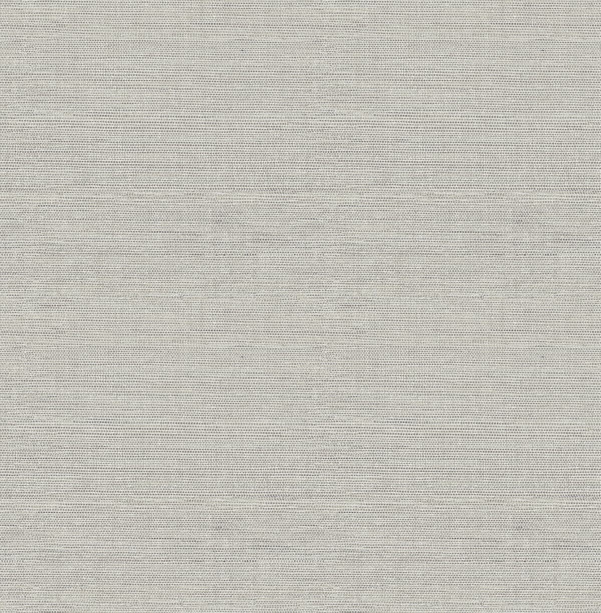 Agave Grey Faux Grasscloth Wallpaper