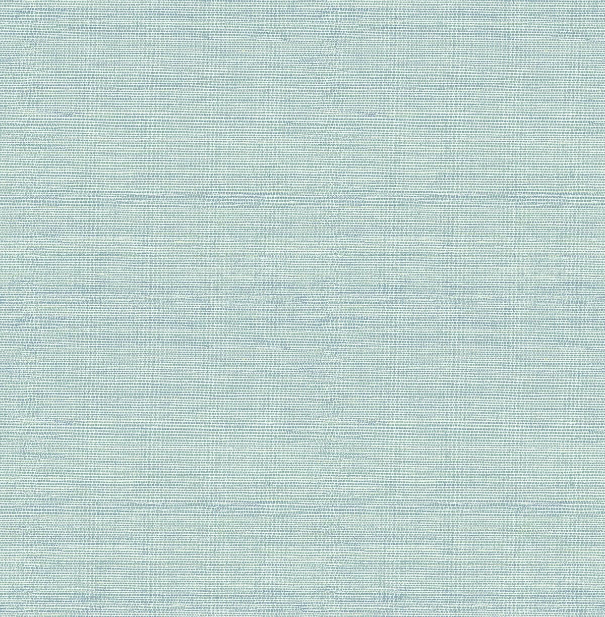 Agave Aqua Faux Grasscloth Wallpaper