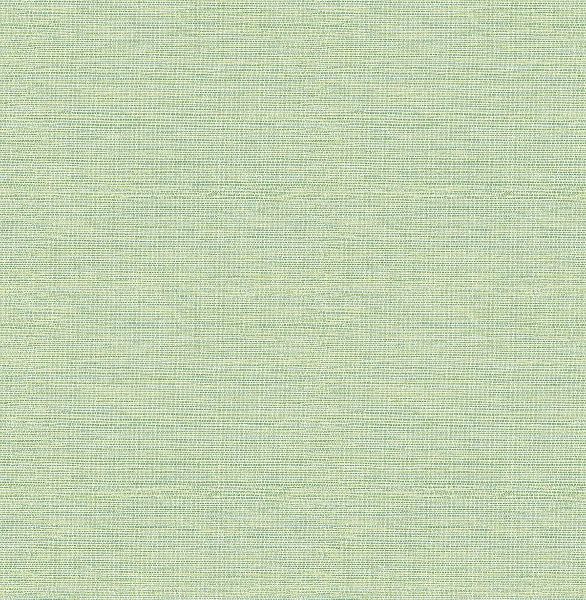 Agave Green Faux Grasscloth Wallpaper