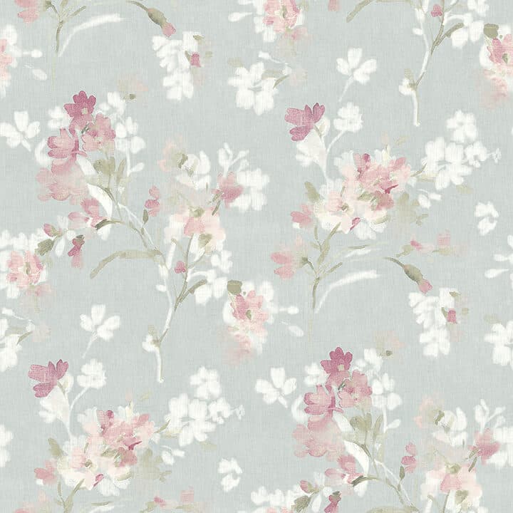 Azalea Fuchsia Floral Branches Wallpaper