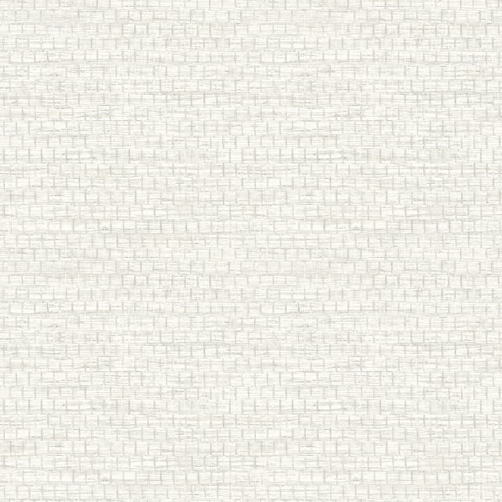 Plaited Grass White Wallpaper