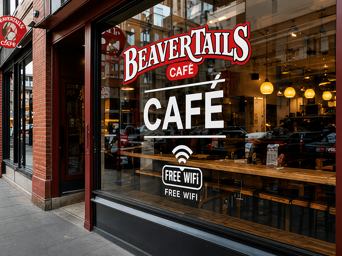 White Ink Window Graphics